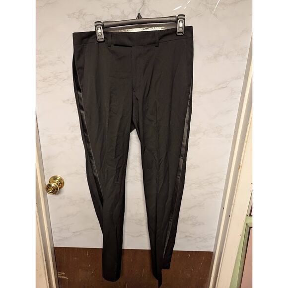 Kenneth Cole Tuxedo Pants DTC424 38 Reg. 31" Waist 32" Length Black Techni Cole - Picture 1 of 4
